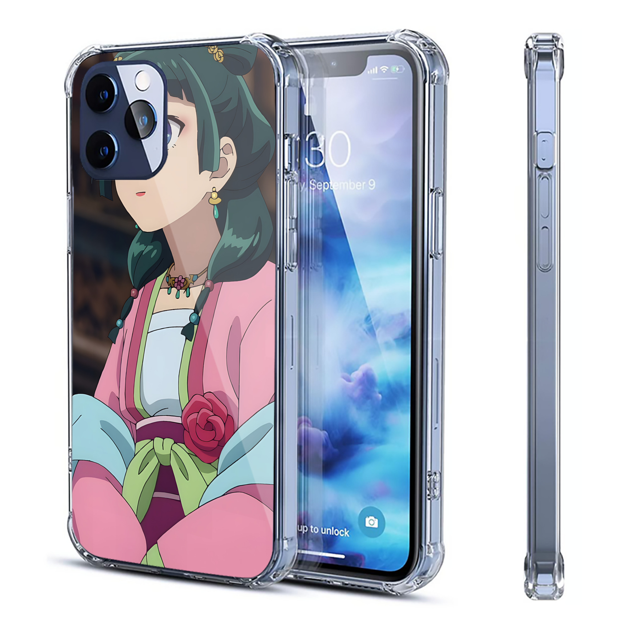 （画像用） 薬屋のひとりごと The Apothecary Diaries 【iPhone 12シリーズ対応】透明スマホケース（クリアソフトケース）